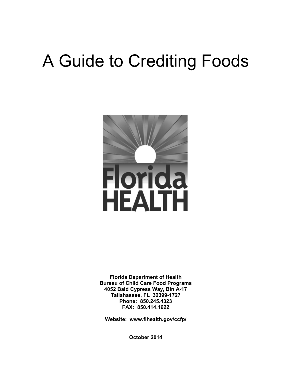 A Guide to Crediting Foods