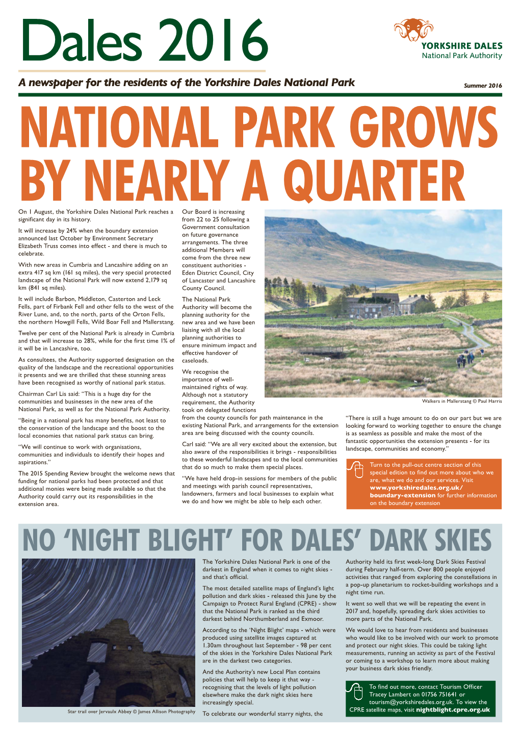 For Dales' Dark Skies