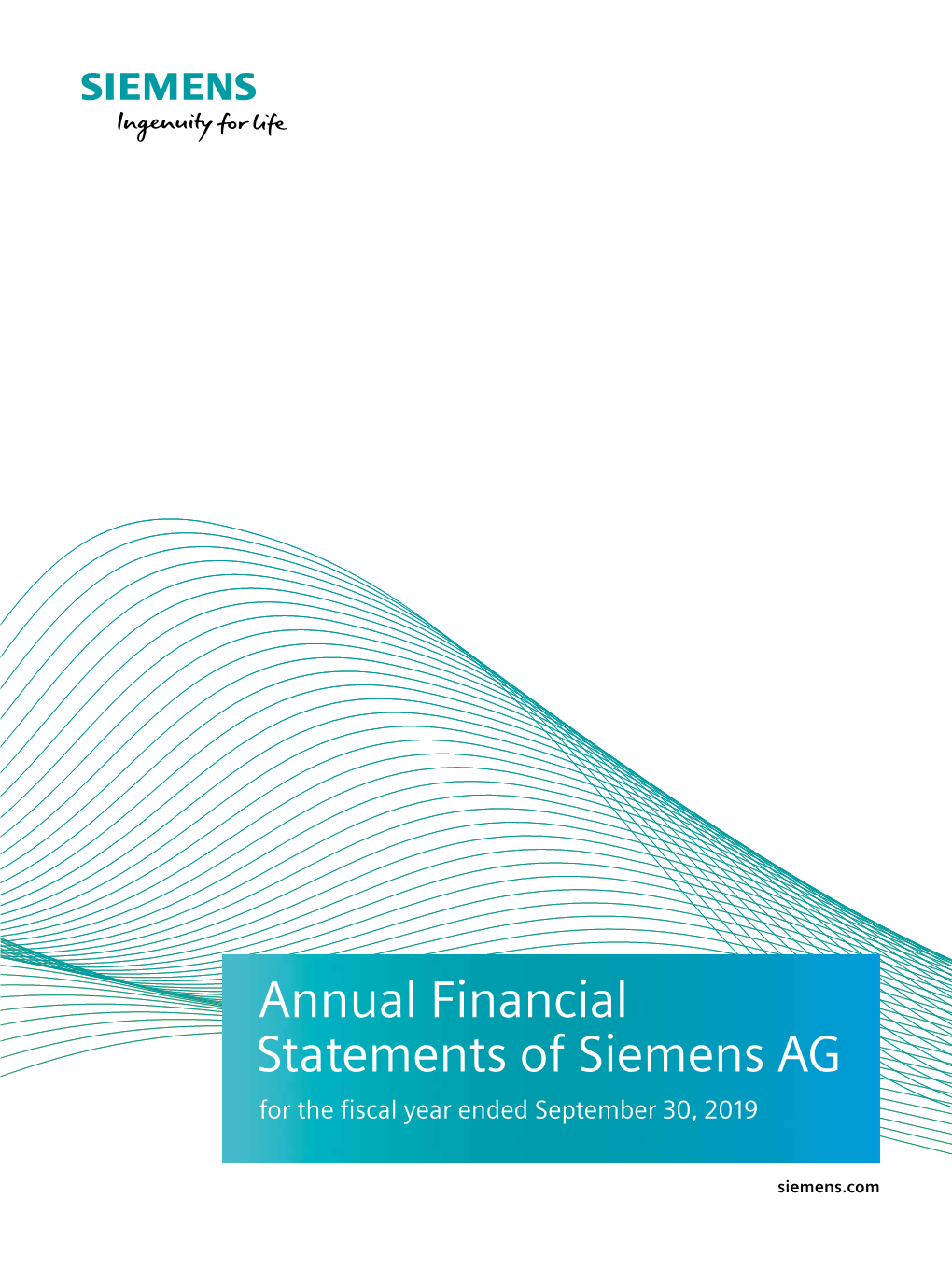 Annual Financial Statements of Siemens AG