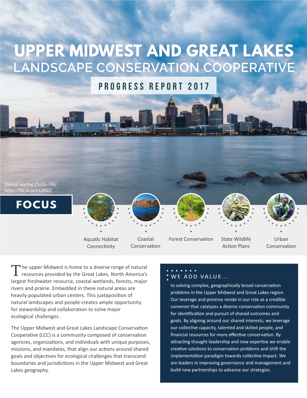 Upper Midwest & Great Lakes LCC 2017 Annual Progress Report