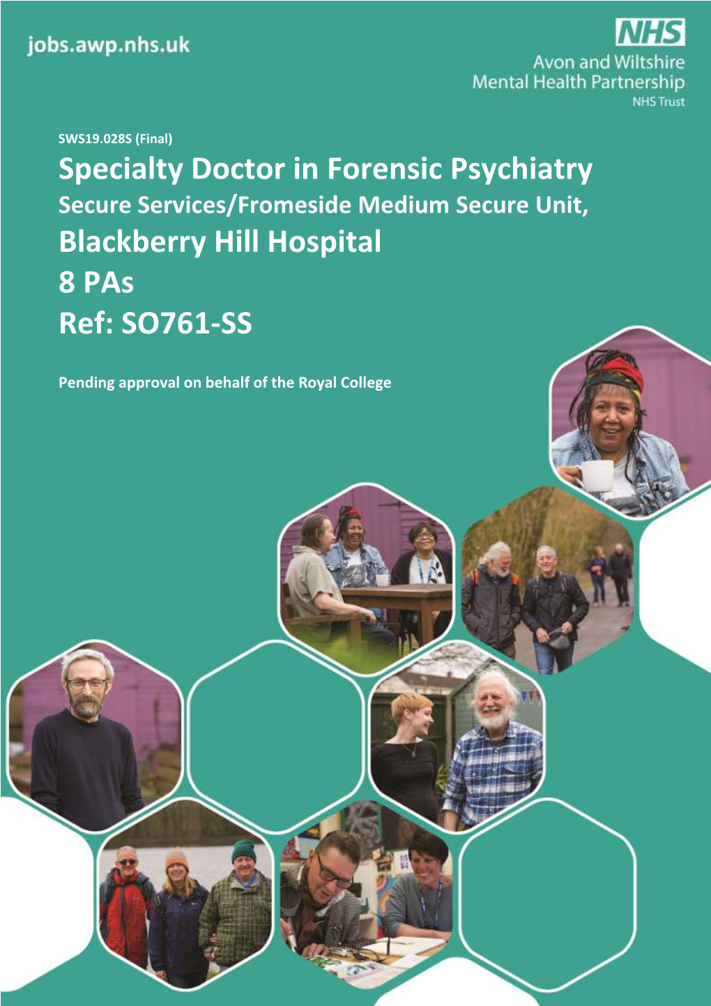 Specialty Doctor in Forensic Psychiatry Blackberry Hill Hospital 8 Pas