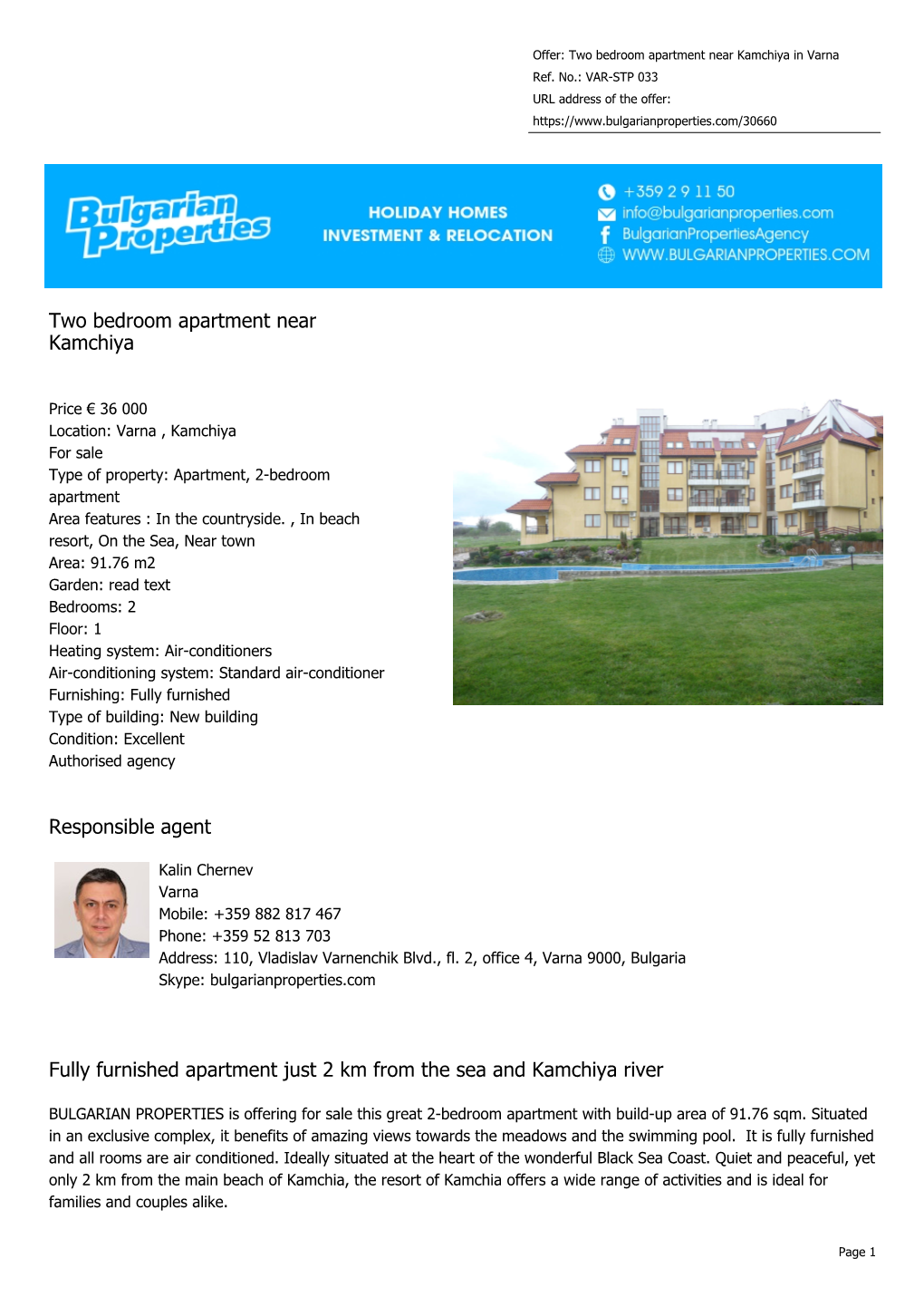 Bulgarian Properties for Sale and Rent