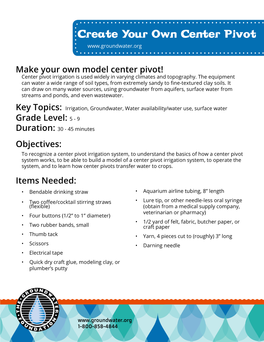 Create Your Own Center Pivot