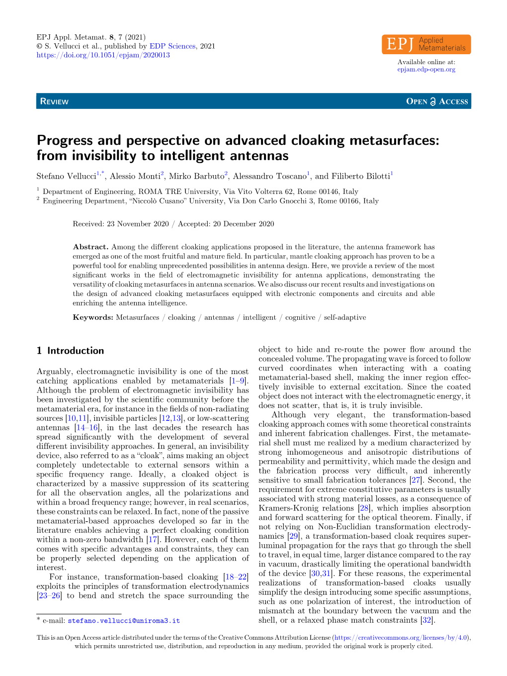 Progress and Perspective on Advanced Cloaking Metasurfaces: from Invisibility to Intelligent Antennas