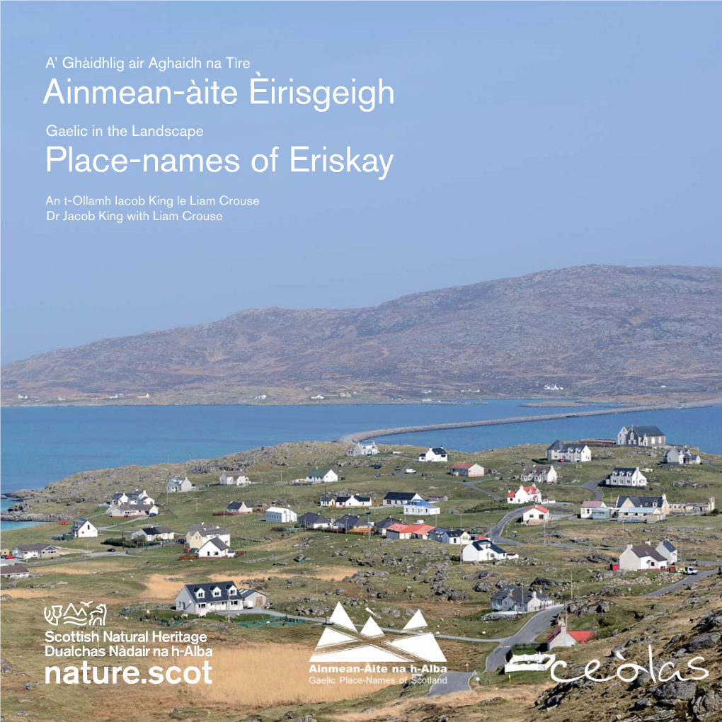 Ainmean-Àite Èirisgeigh Place-Names of Eriskay