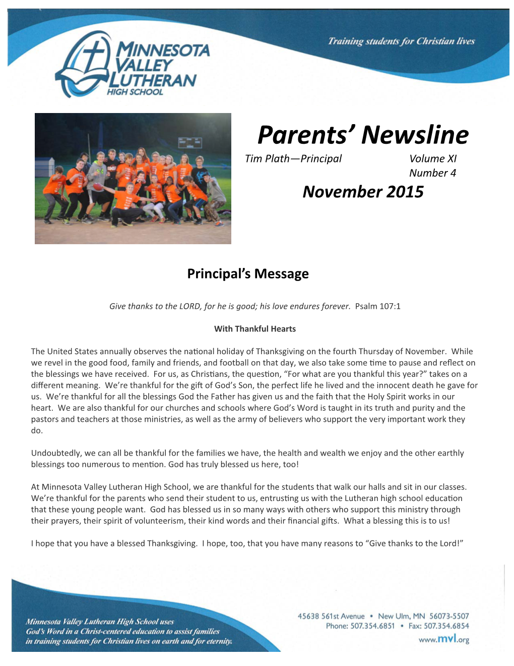 Parents' Newsline