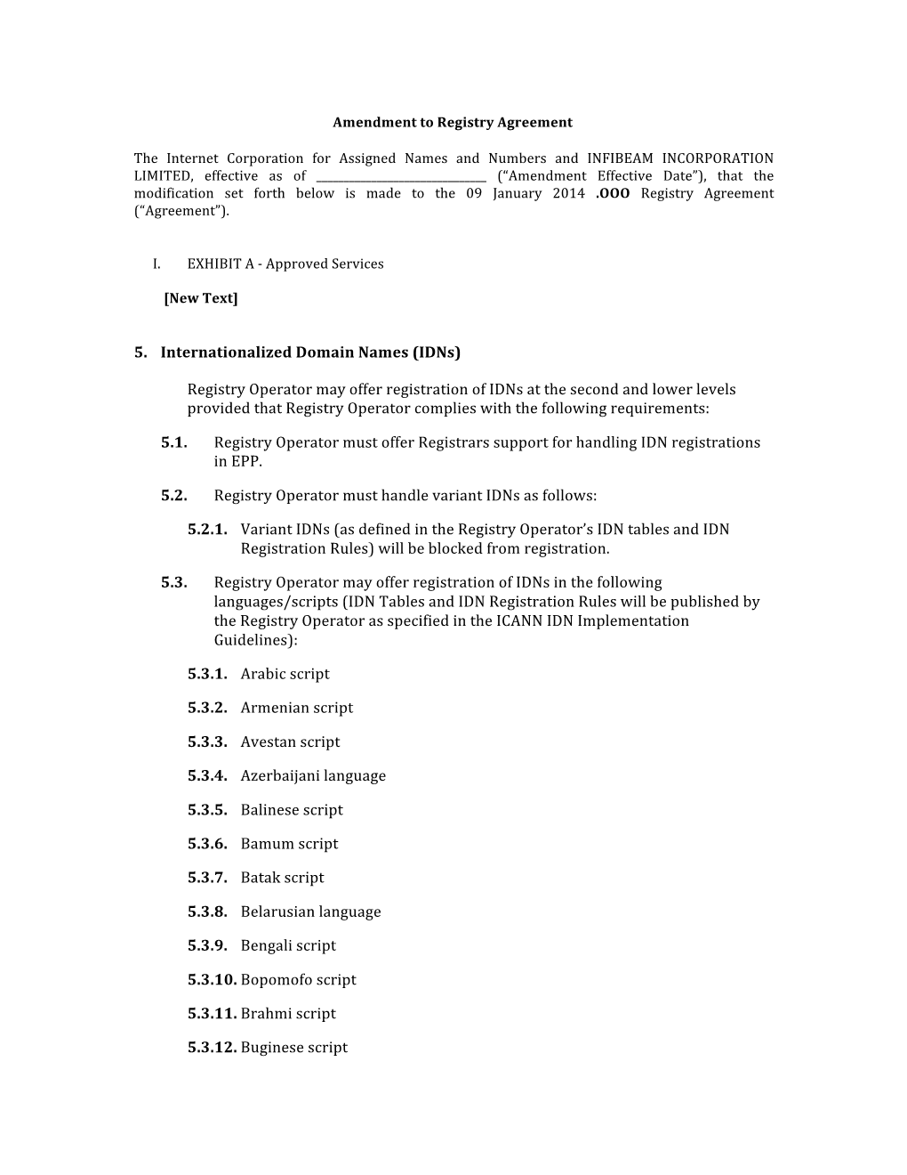 5. Internationalized Domain Names (Idns) Registry