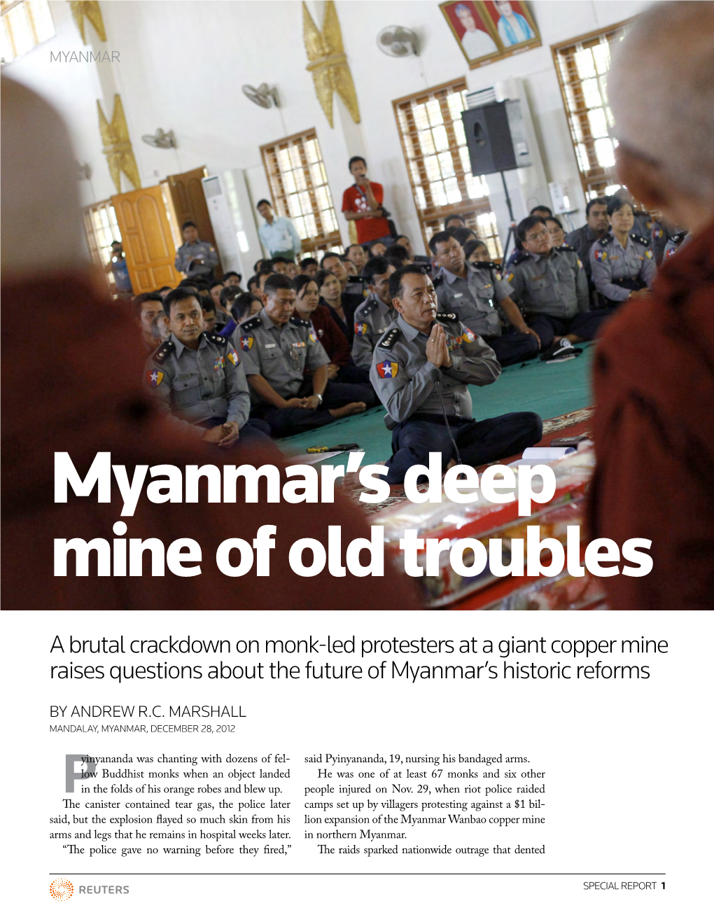 Myanmar's Deep Mine of Old Troubles
