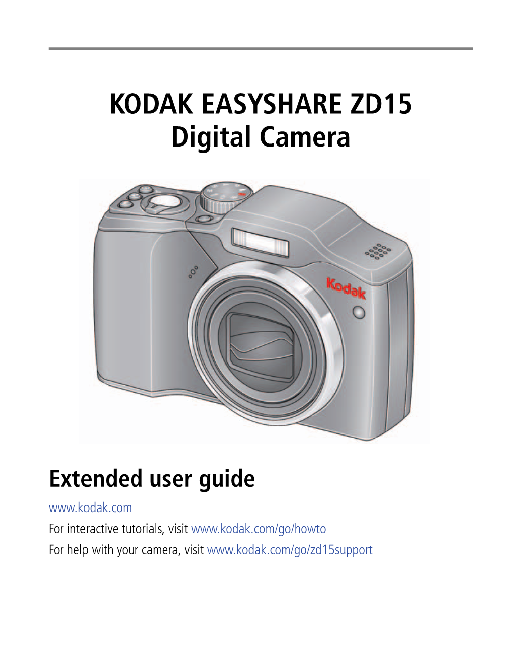 KODAK EASYSHARE ZD15 Digital Camera