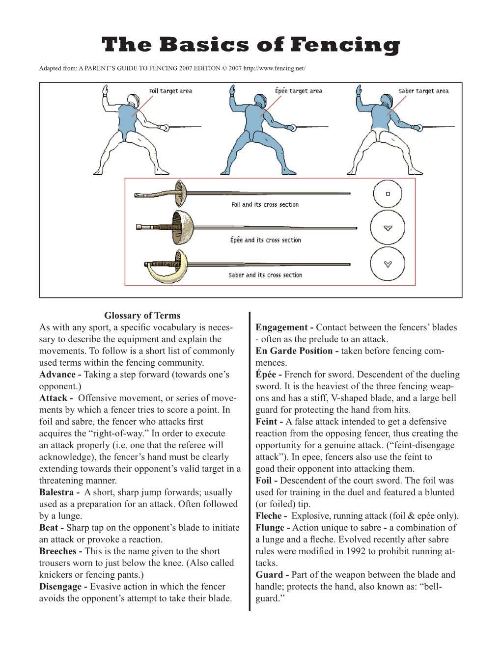 The Basics of Fencing