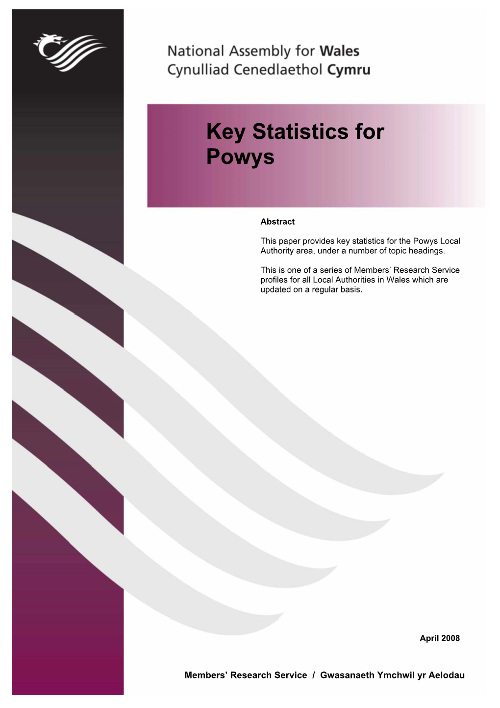 Key Statistics for Powys