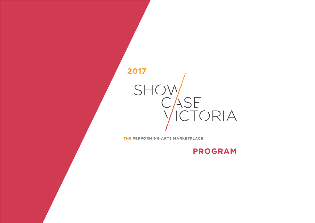 Program 2017 Showcase Victoria Program 3