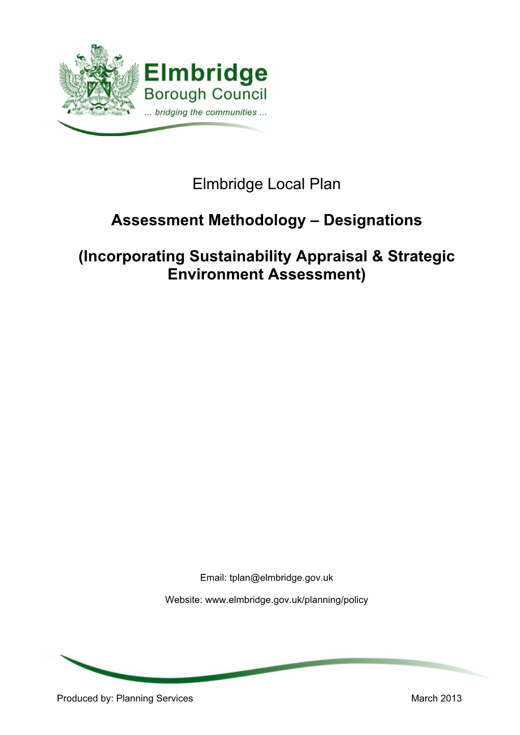 Assessment Methodology – Designations