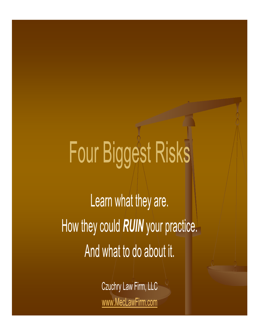 Four Biggest Risks