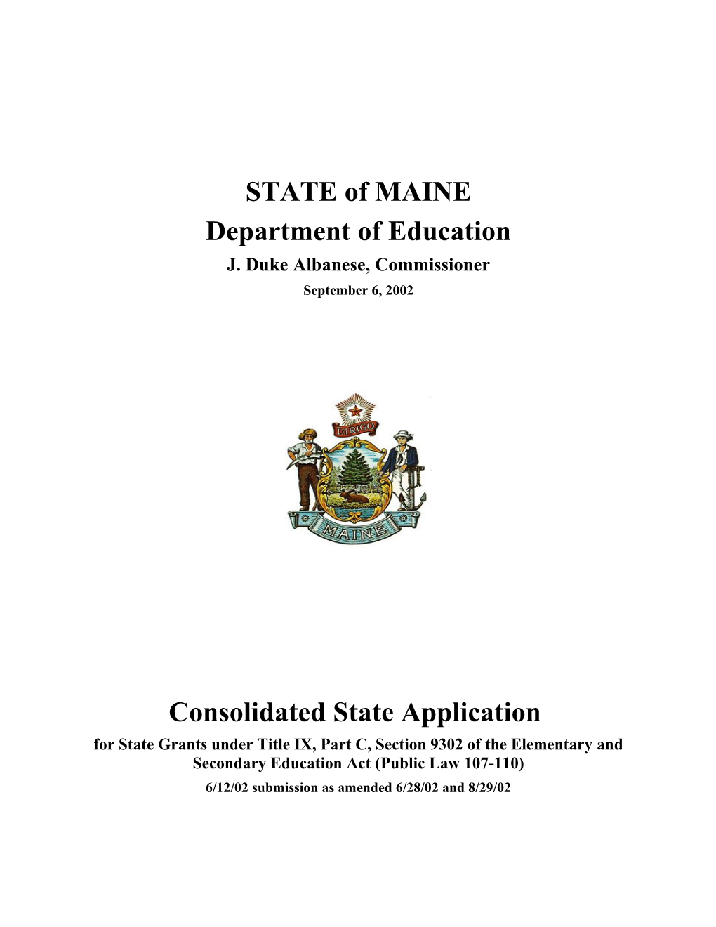 Consolidated State Application