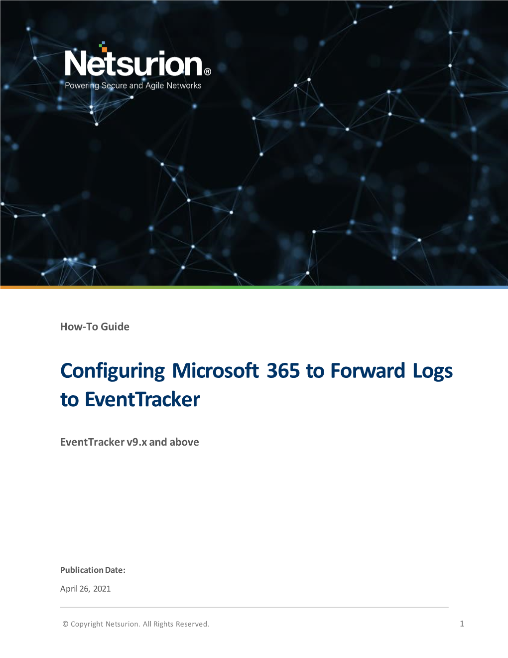 Configuring Microsoft 365 to Forward Logs to Eventtracker