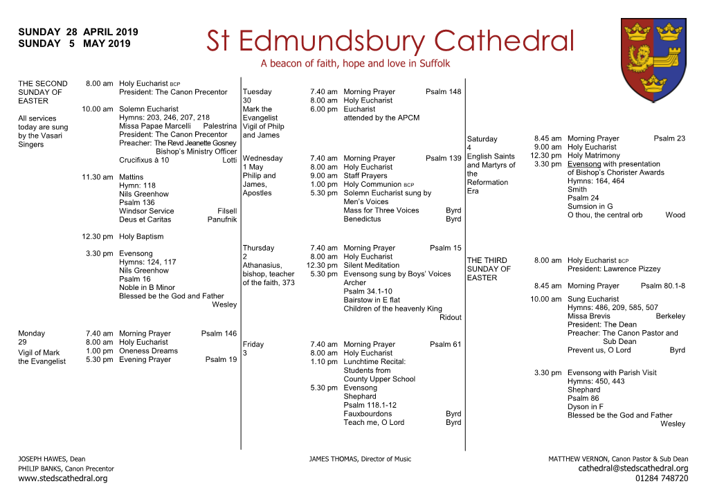 St Edmundsbury Cathedral a Beacon of Faith, Hope and Love in Suffolk