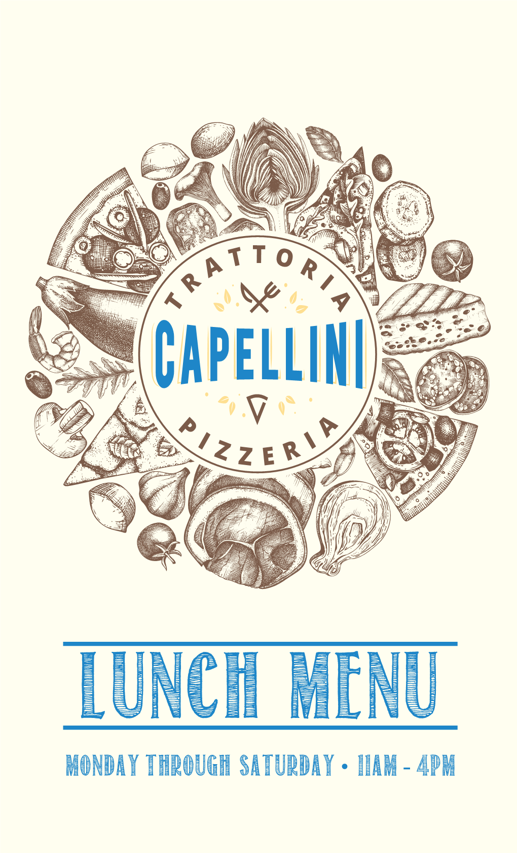 MONDAY THROUGH SATURDAY • 11Am - 4Pm ANTIPASTI