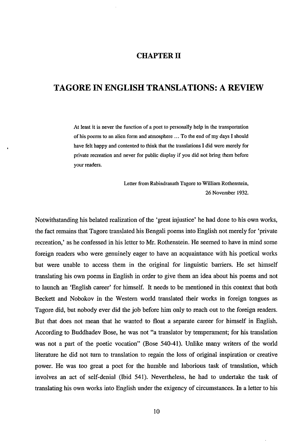 Tagore in English Translations: a Review