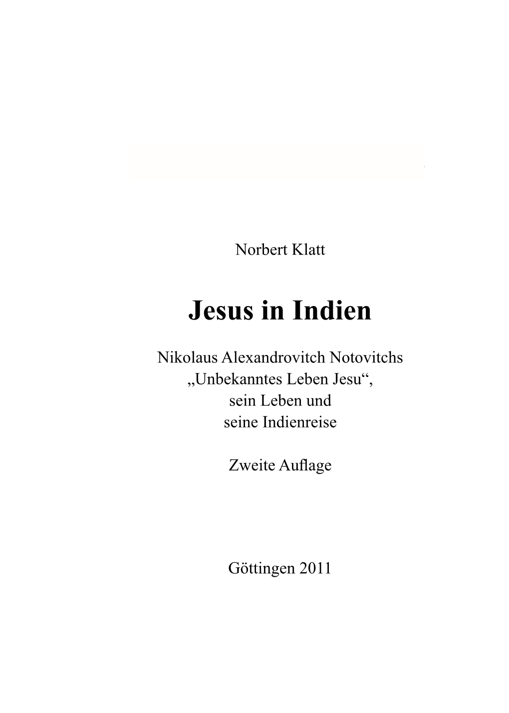 Jesus in Indien