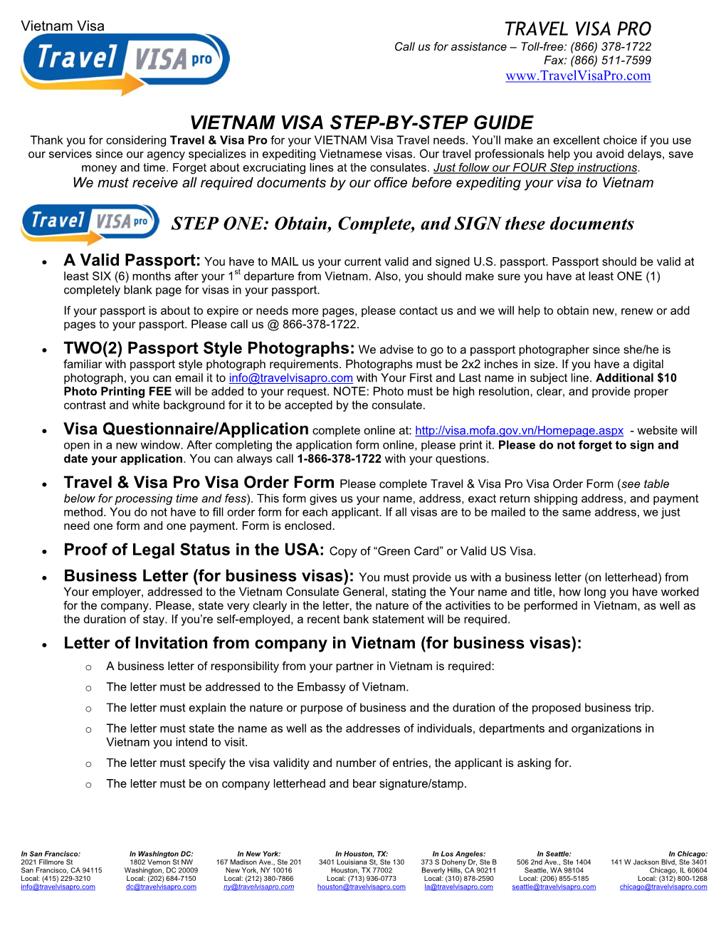 Travel Visa Pro Vietnam Visa Step-By-Step Guide Step One