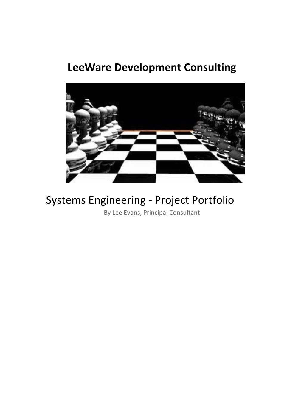 Leeware Development Consulting Systems Engineering