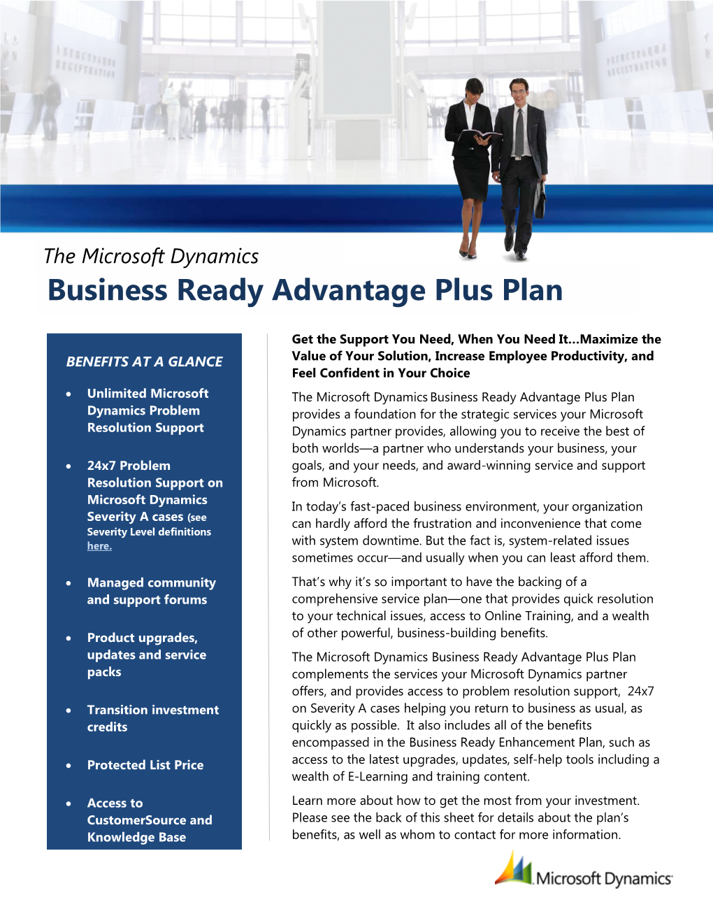 Microsoft Business Ready Advantage Plus Plan