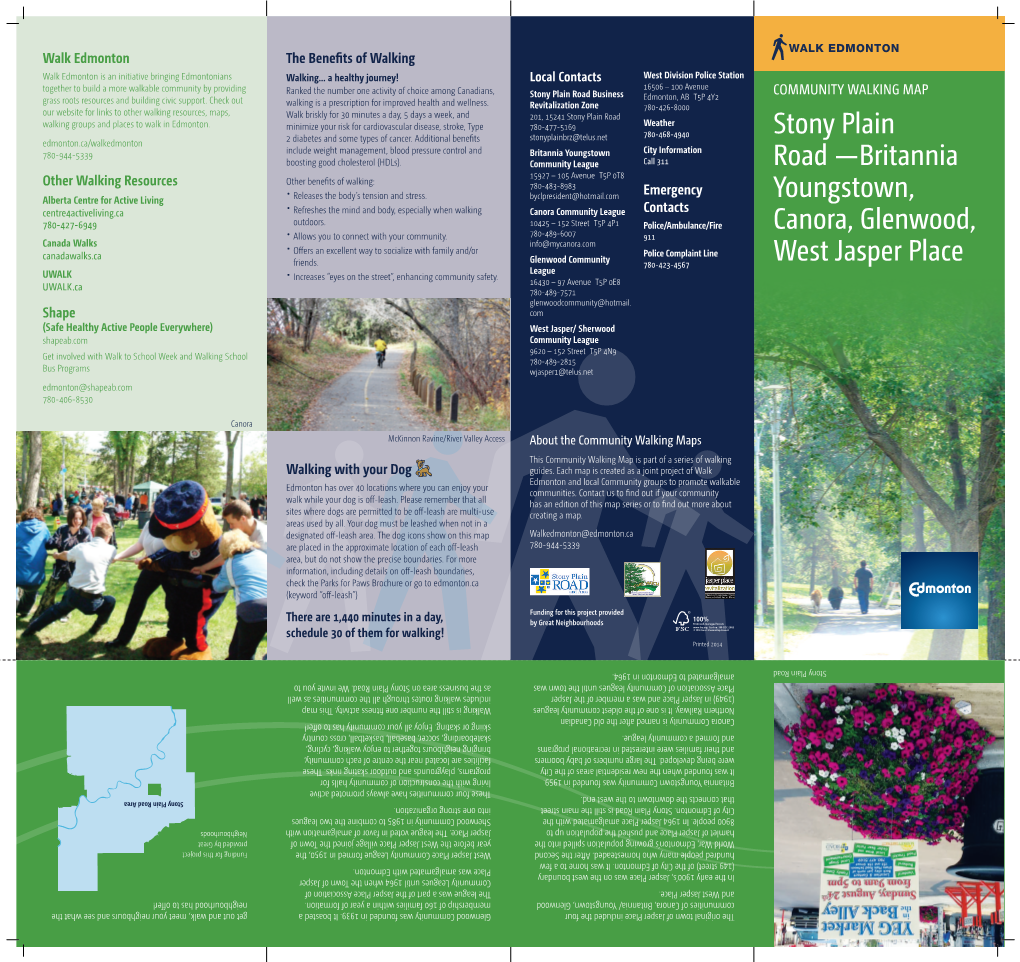 COMMUNITY WALKING MAP Grass Roots Resources and Building Civic Support