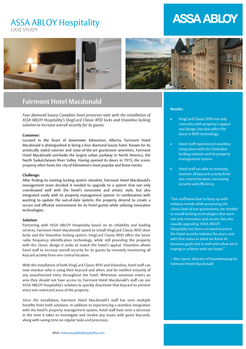 ASSA ABLOY Hospitality CASE STUDY