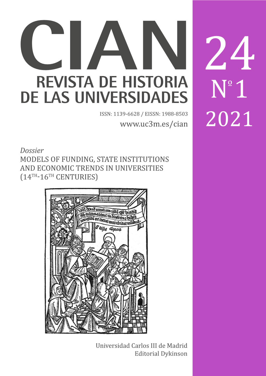 CIAN, Revista De Historia De Las Universidades