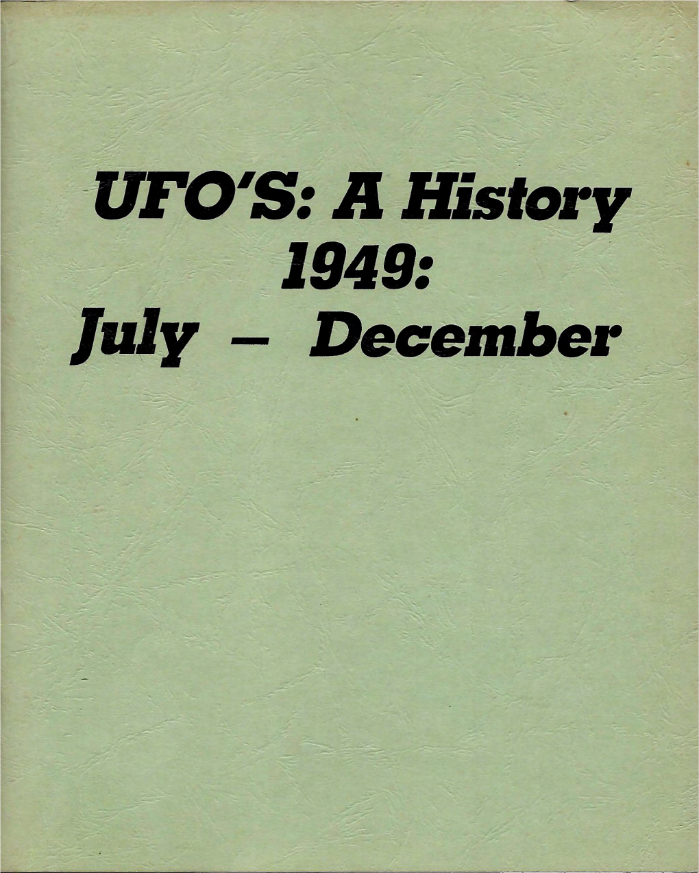 Ufos: a HISTORY