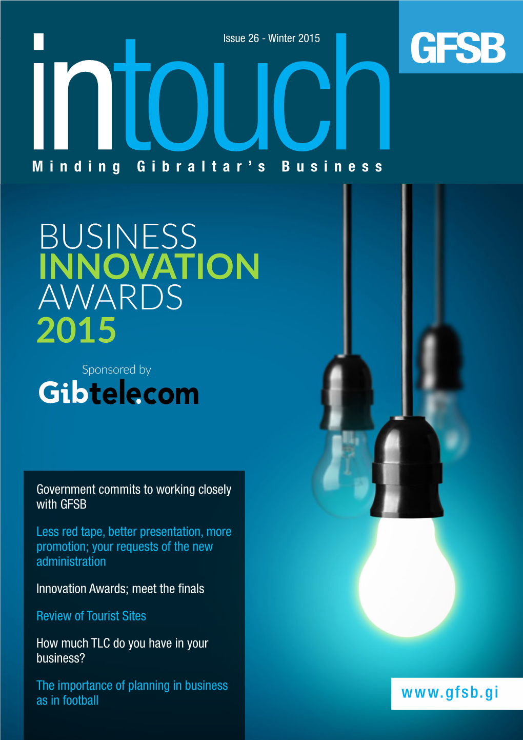 BUSINESS INNOVATION AWARDS 2015 Sponsored By