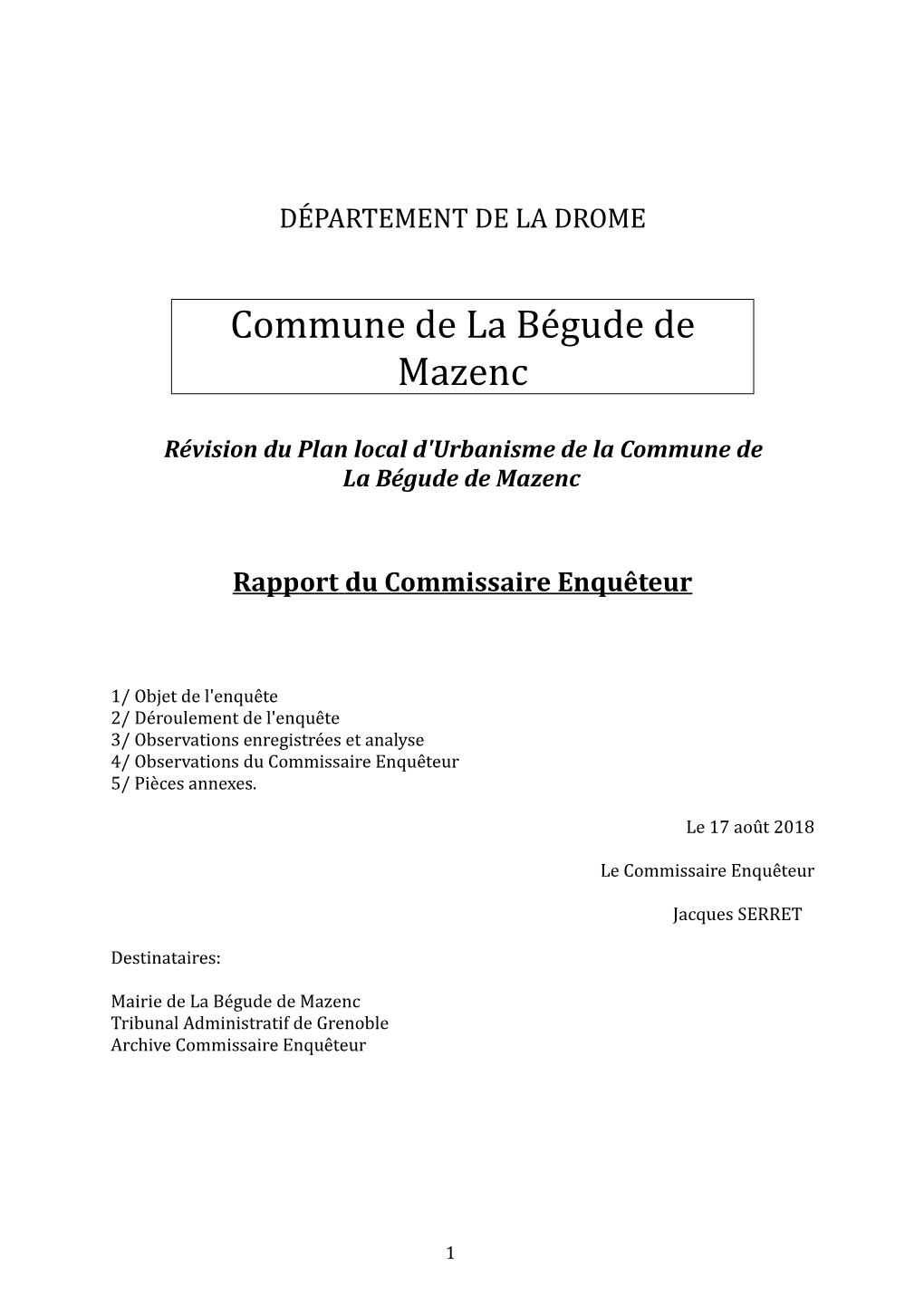 Commune De La Beégude De Mazenc