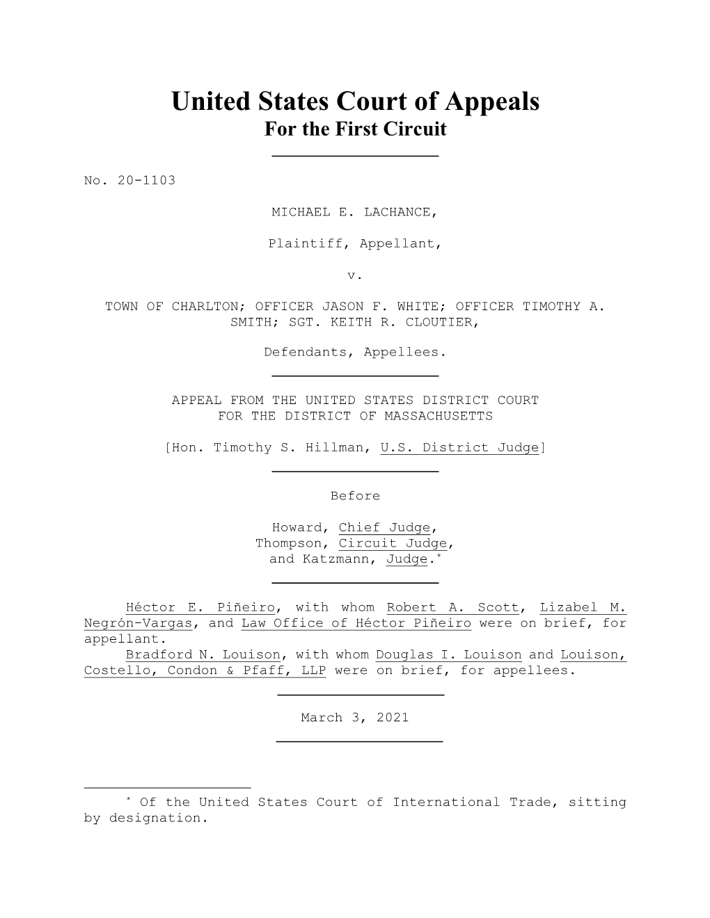 United States Court of Appeals for the First Circuit