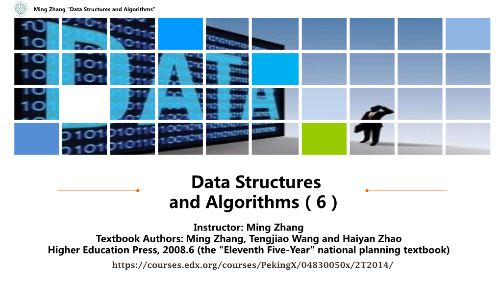 Data Structures and Algorithms（6）