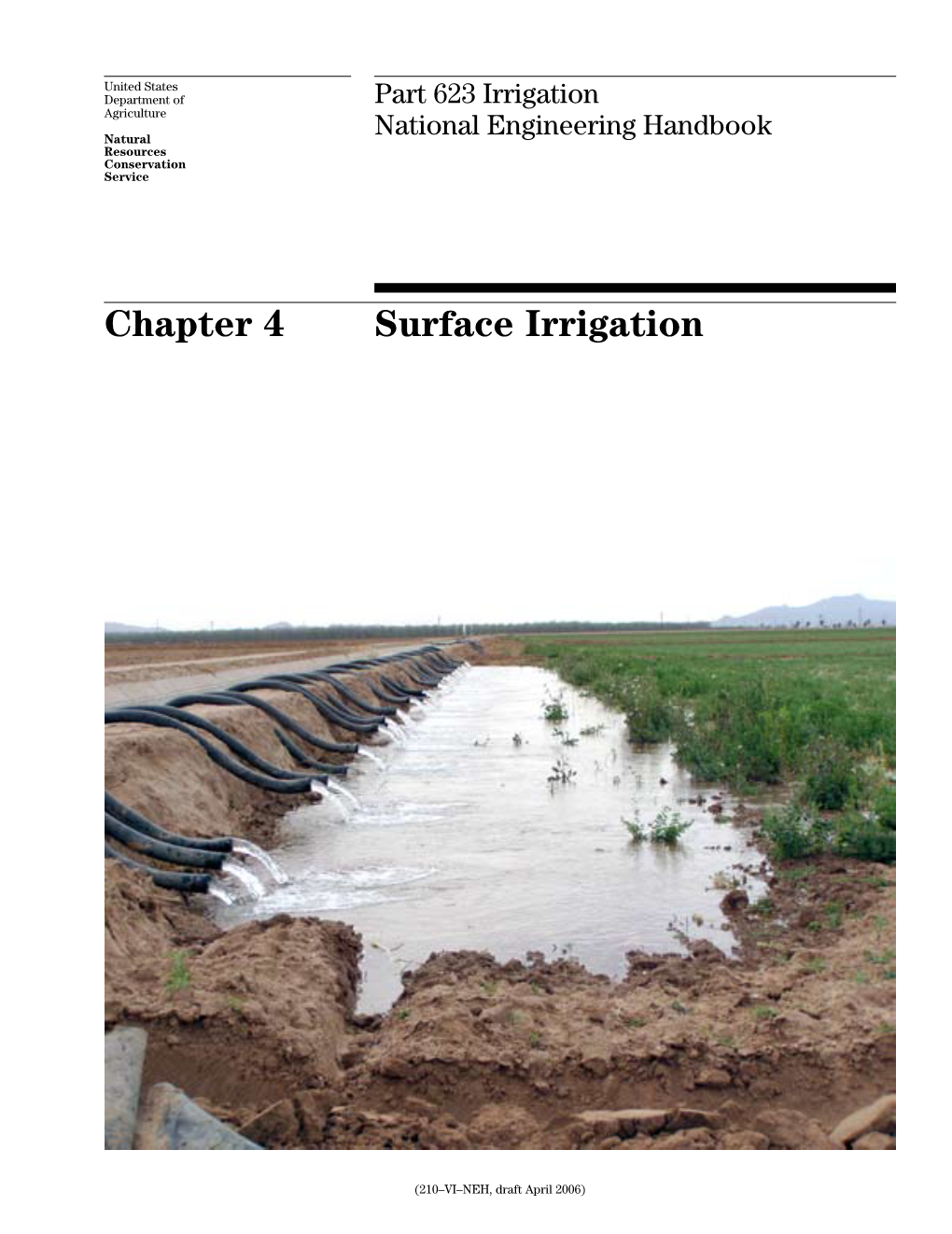 Chapter 4 Surface Irrigation