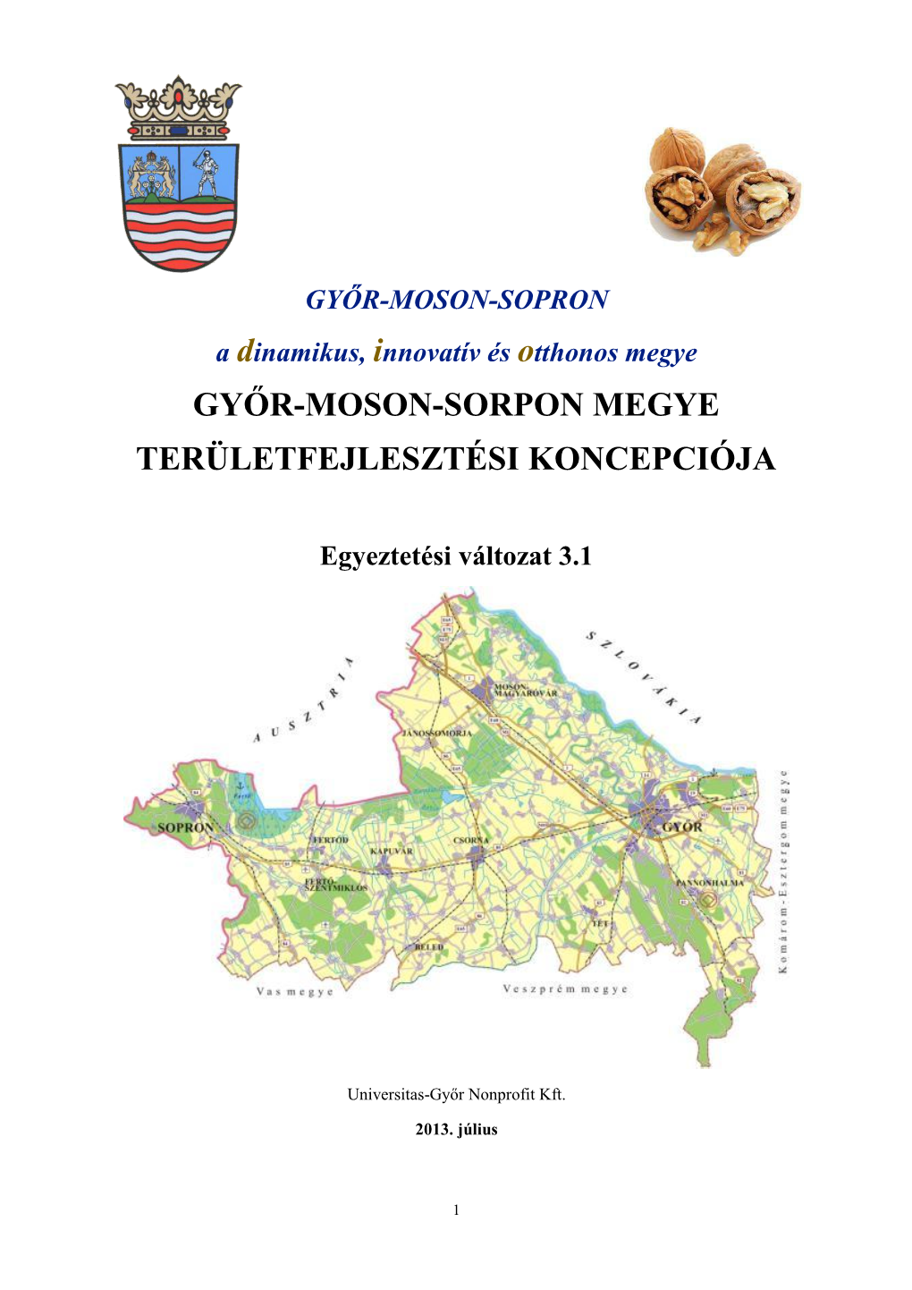 Győr-Moson-Sorpon Megye Területfejlesztési Koncepciója