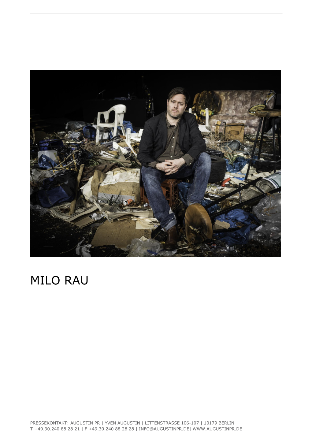 Press Kit Milo Rau