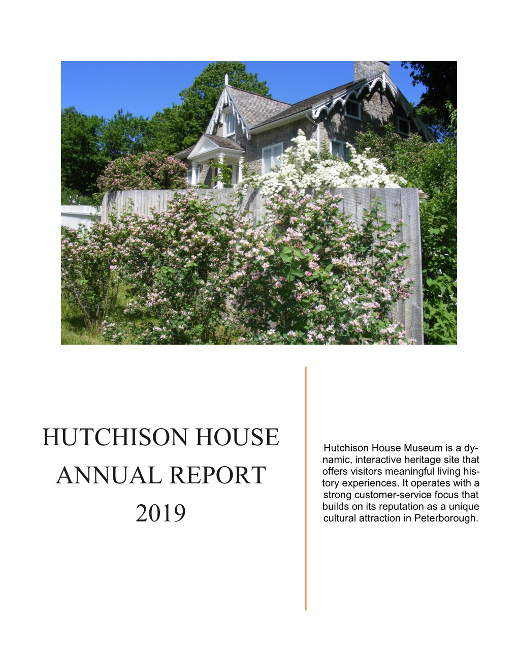 Hutchison House Annual Report 2019