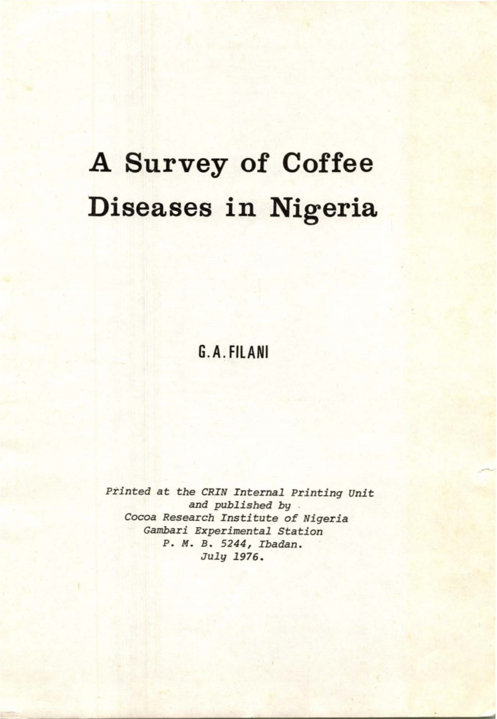 Diseases in Nigeria