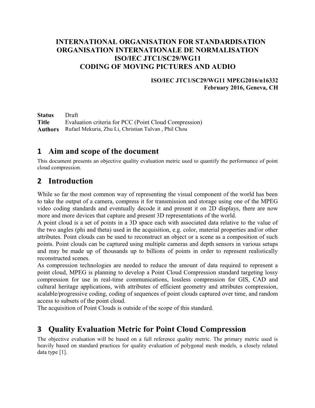 International Organisation for Standardisation s7