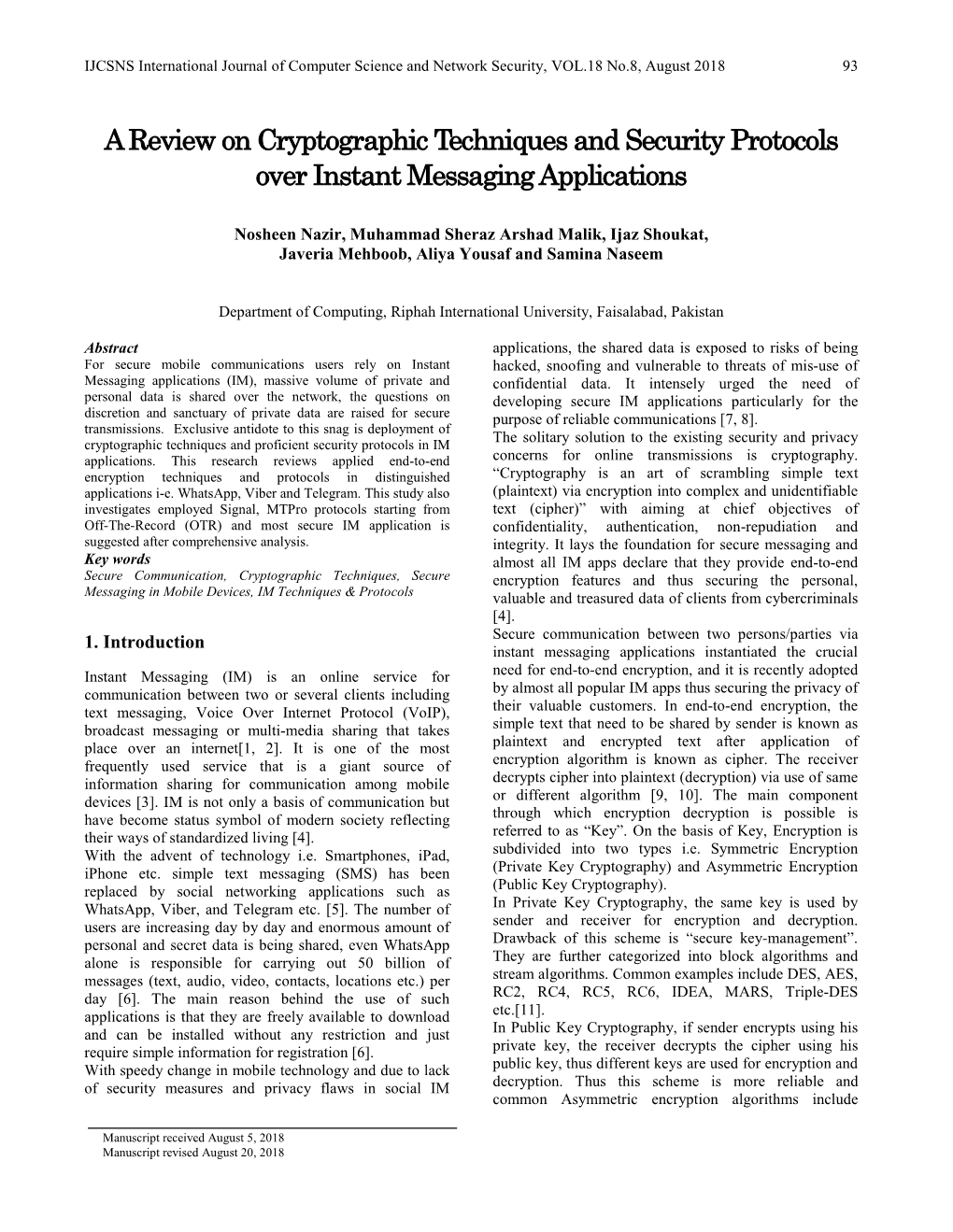 IEEE Paper Template in A4 (V1)