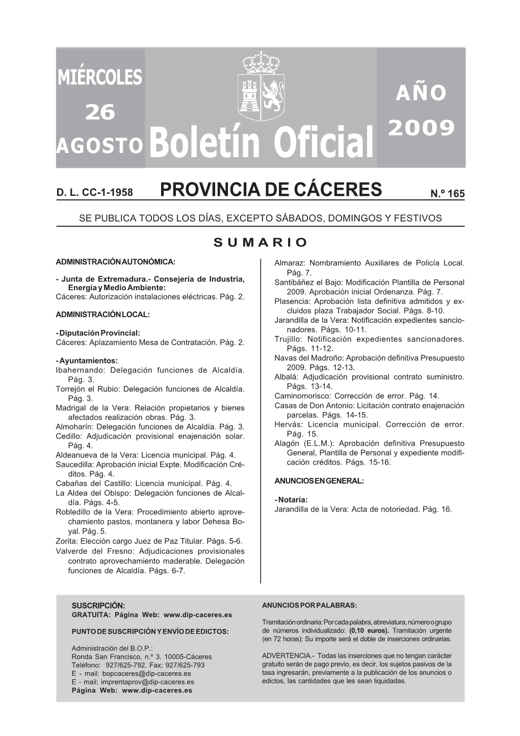 Boletín Oficial