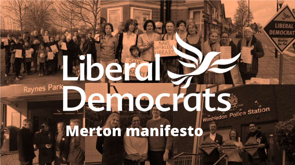 Merton Manifesto We Want a Fresh Start for Merton