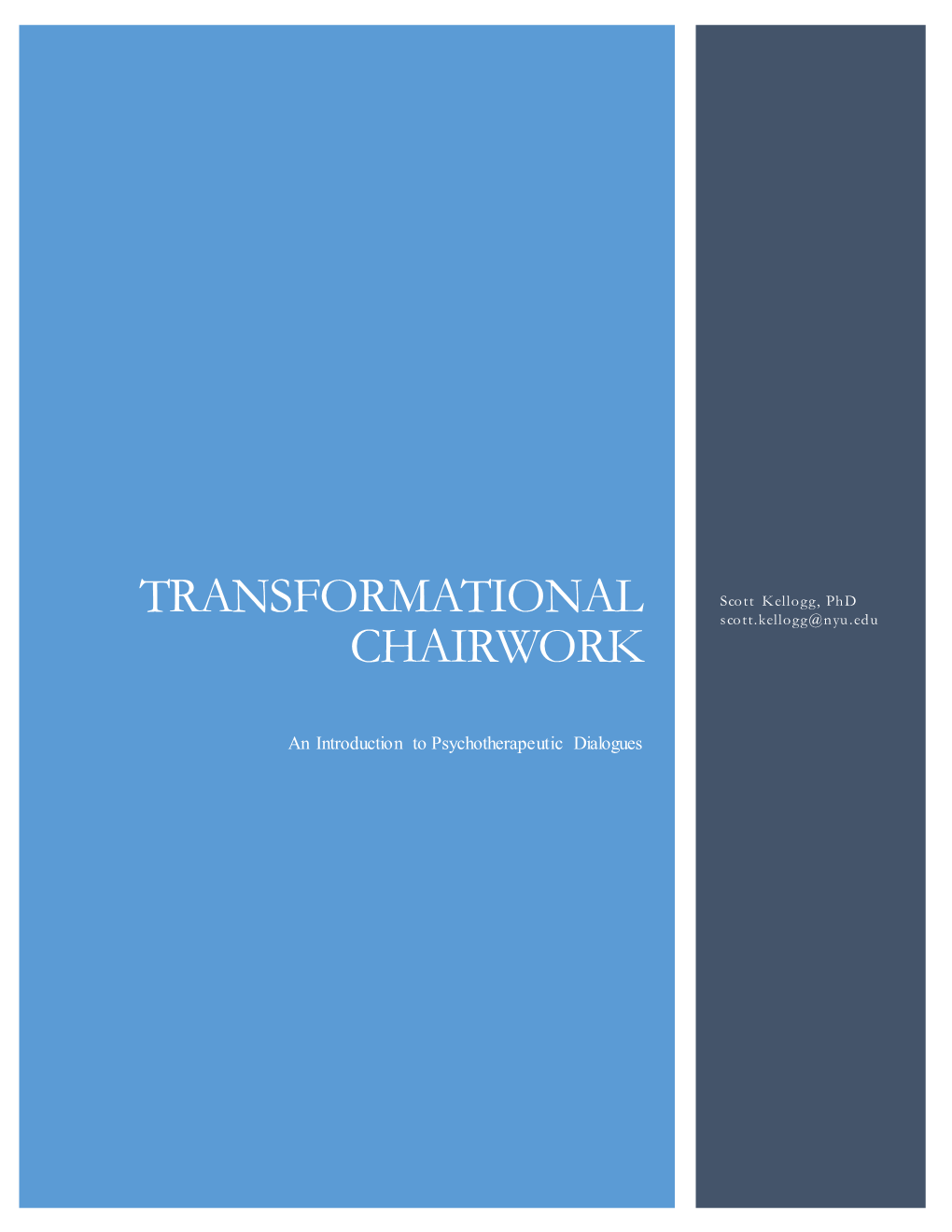 Transformational Chairwork Training Program (