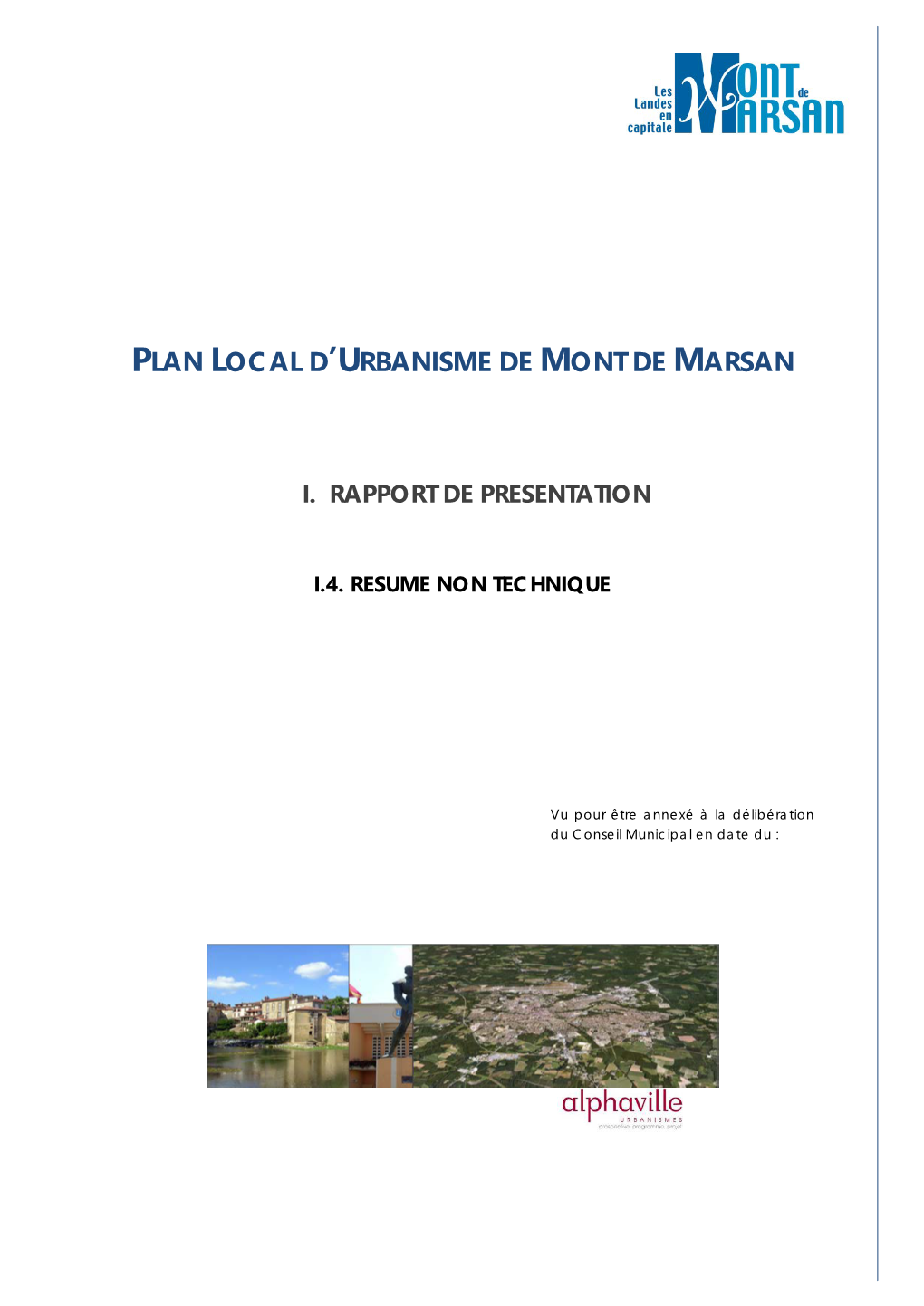 Plan Local D'urbanisme De Mont De Marsan