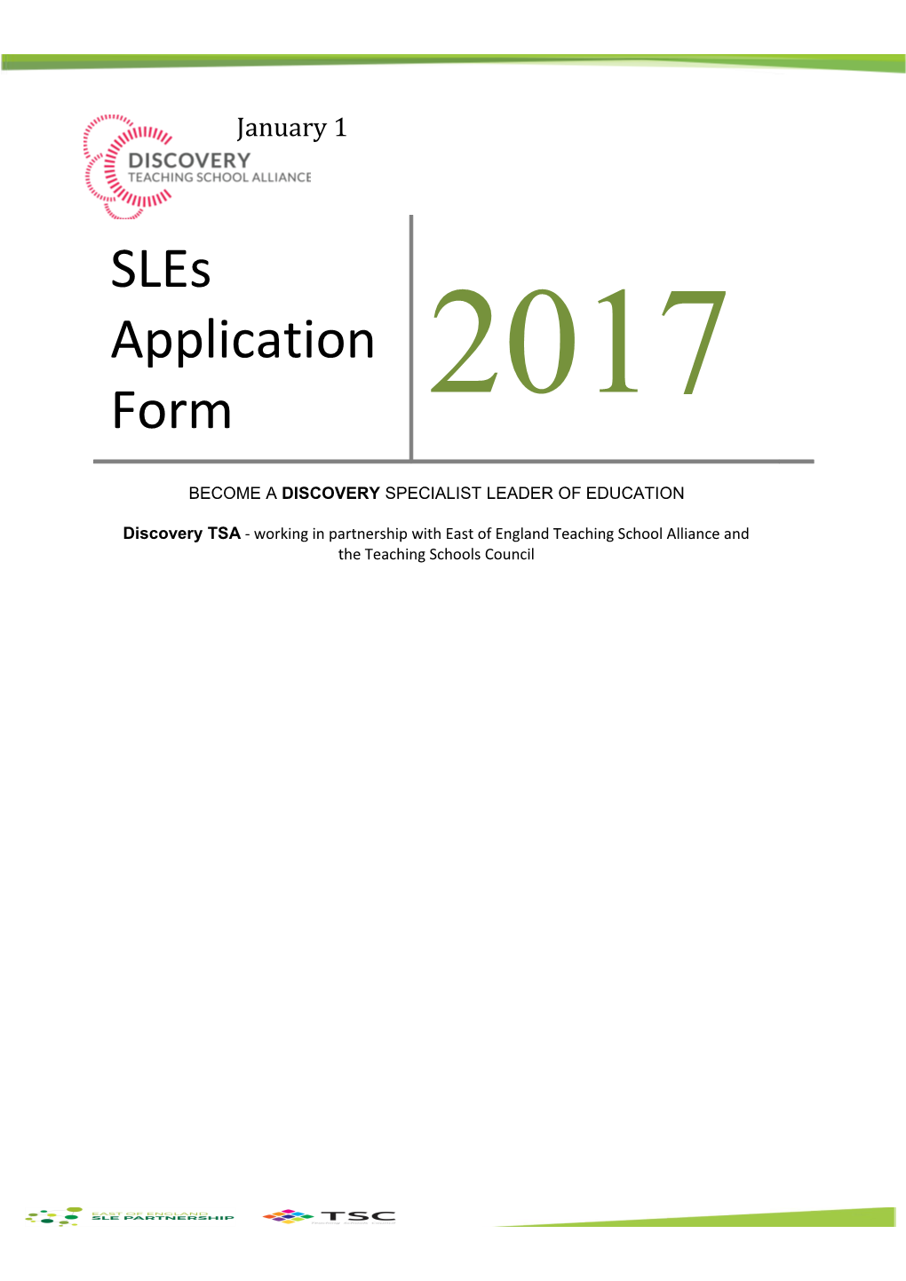 Sles Application Form