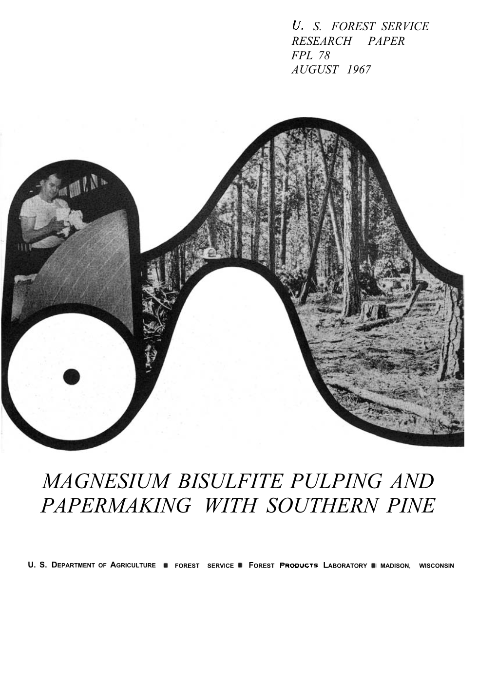 Magnesium Bisulfite Pulping and Papermaking with Southern Pine