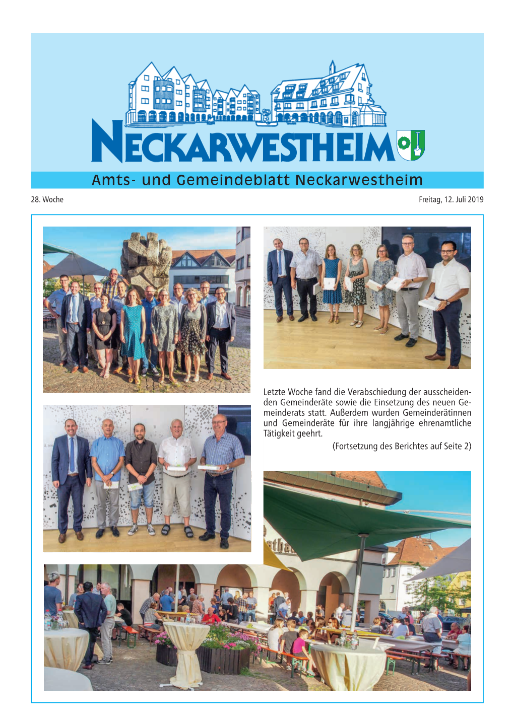 Amts- Und Gemeindeblatt Neckarwestheim 28