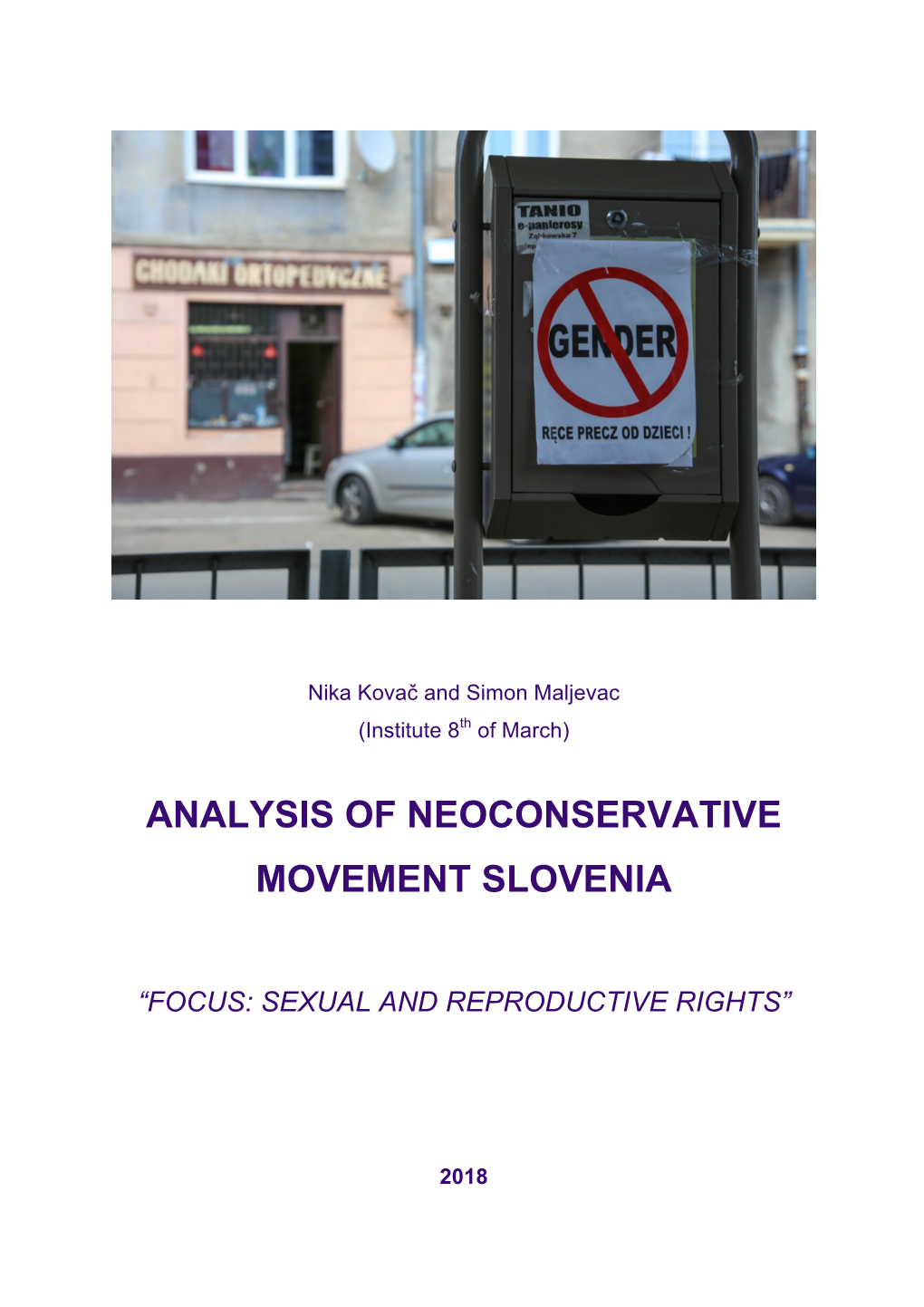 Analysis of Neoconservative Movement Slovenia (Pdf)